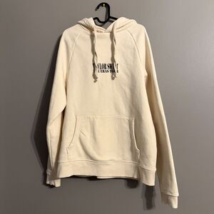 Taylor Swift The Eras Tour Beige Hoodie Concert Swiftie Band Souvenir Small